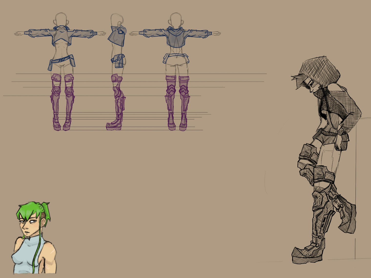 K, Character design
