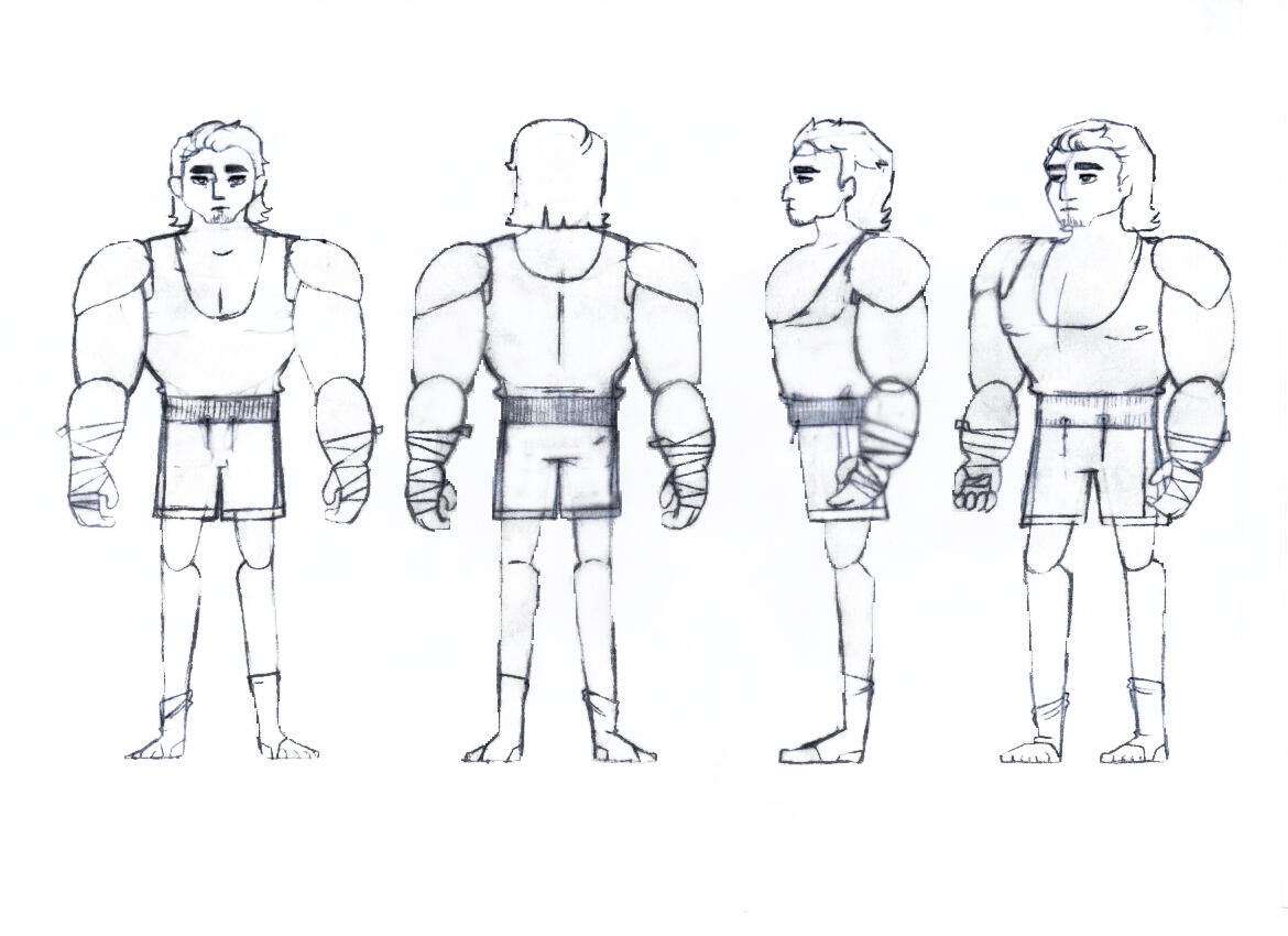 Alessandro Conti, Character design (Graphite)